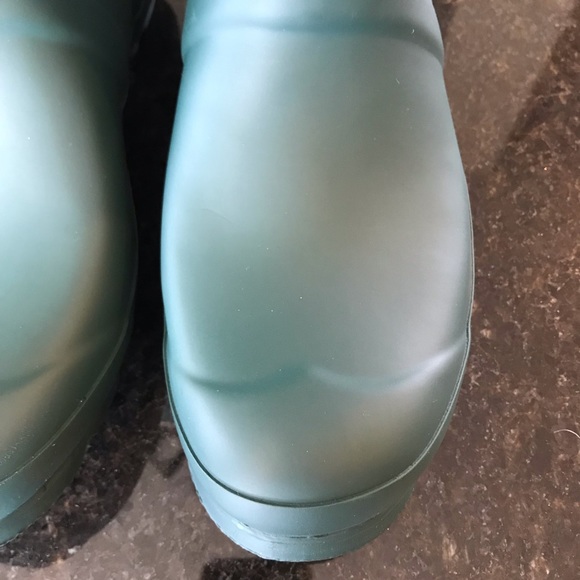 New Hunter Women's Original Tall Rain Boots: Green - Picture 3 of 16